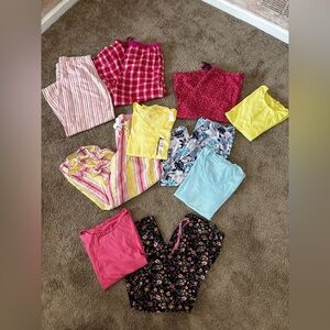 Primark Red and Yellow Pajama Bottoms Comfortable Sleepwear